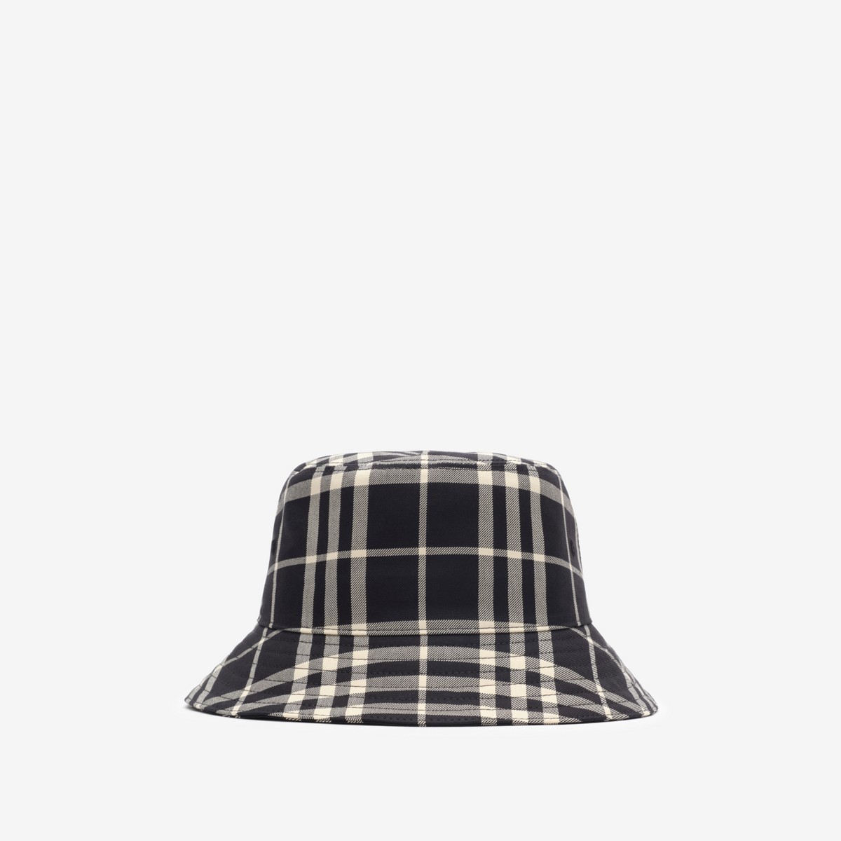 Check Cotton Bucket Hat by Burberry
