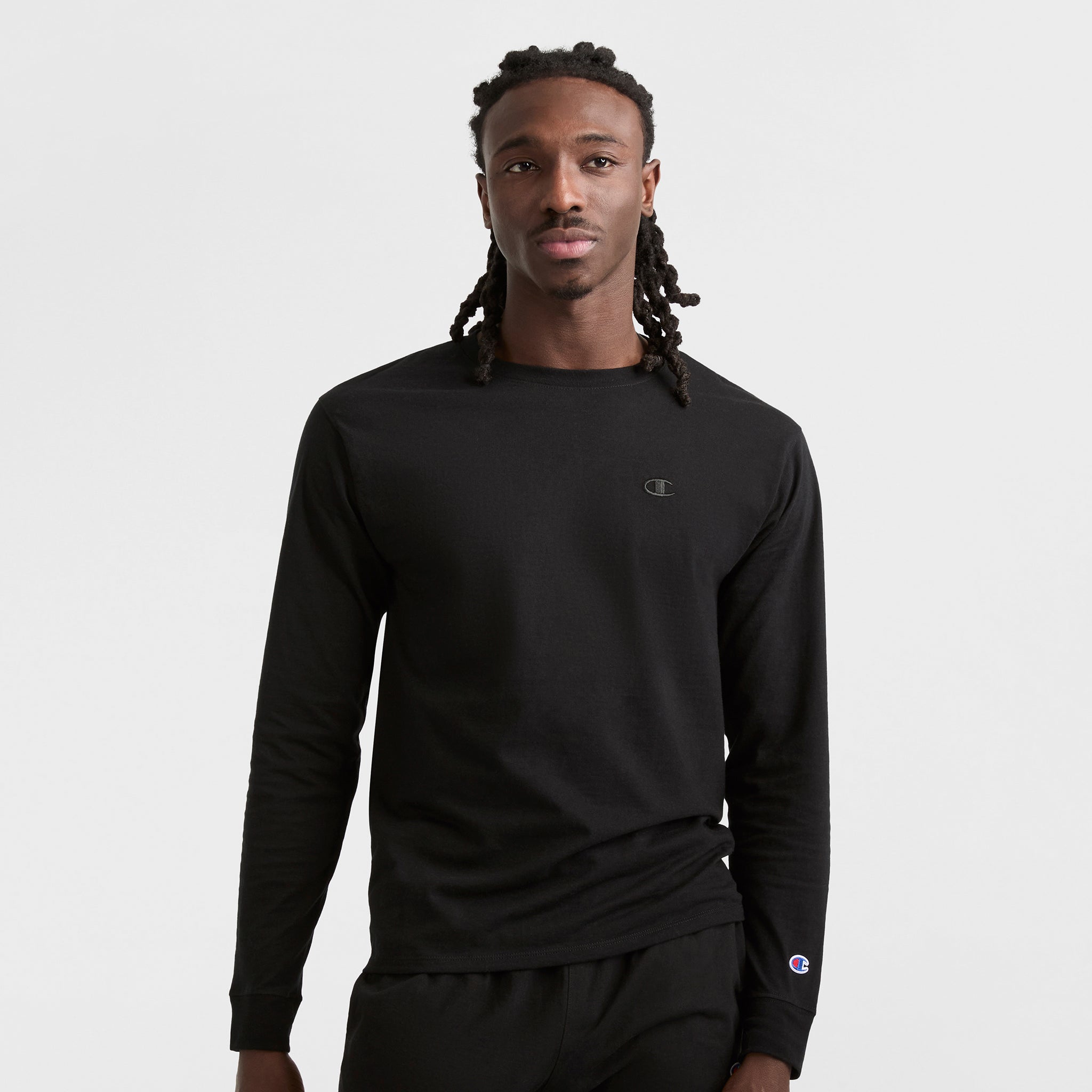 Classic Jersey Long-Sleeve Tee by Champion