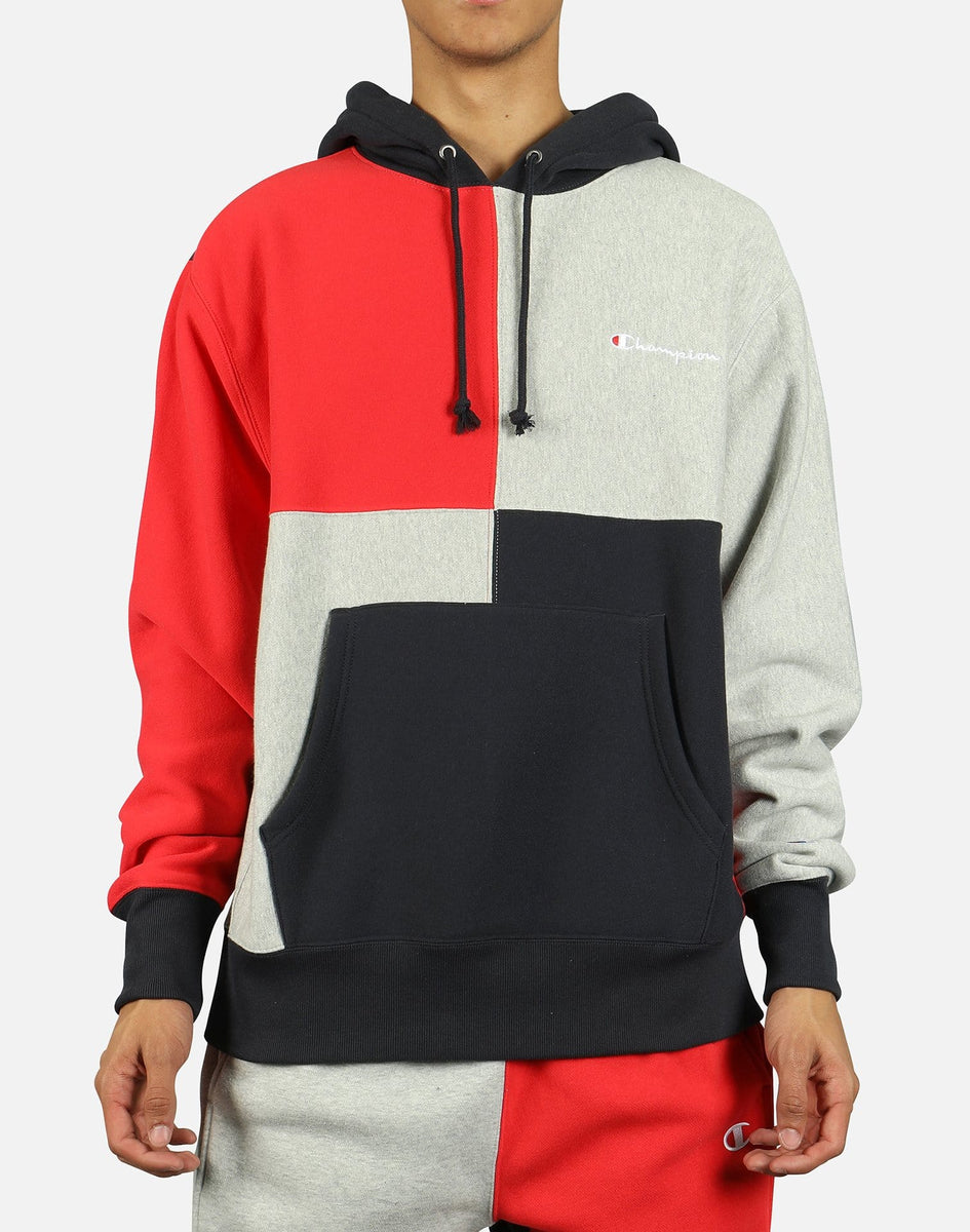 Champion Reverse Weave Colorblock Pullover Hoodie (S3370) by Champion