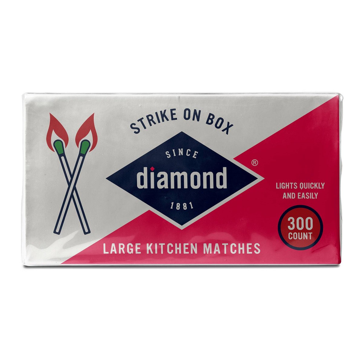 Strike On Box Kitchen Matches by Diamond