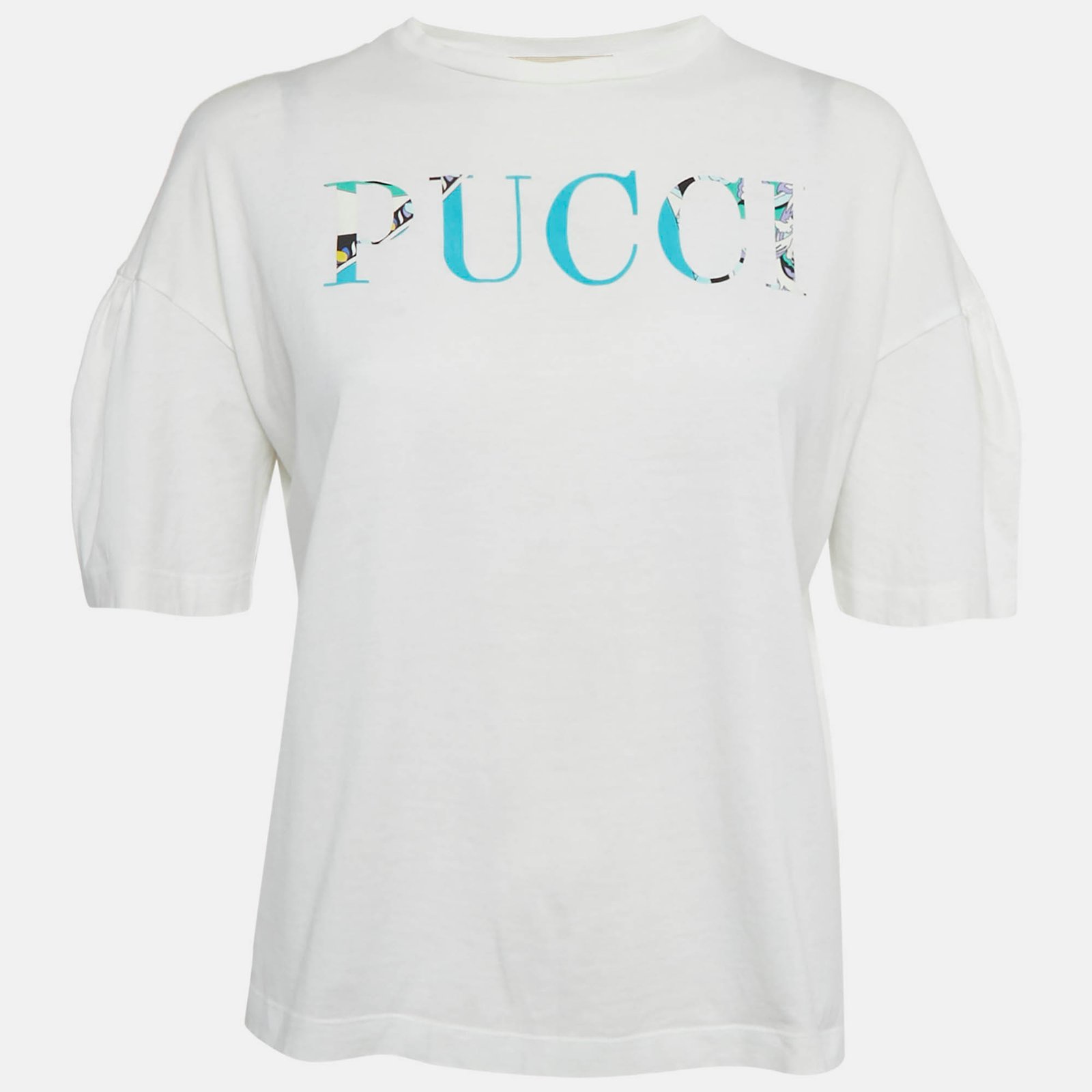 Logo-Print Cotton T-Shirt by Emilio Pucci