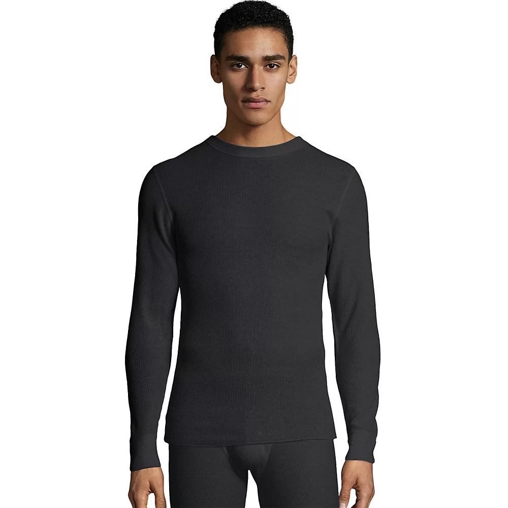 Hanes Men's X-Temp Thermal Long Sleeve Crew Top by Hanes