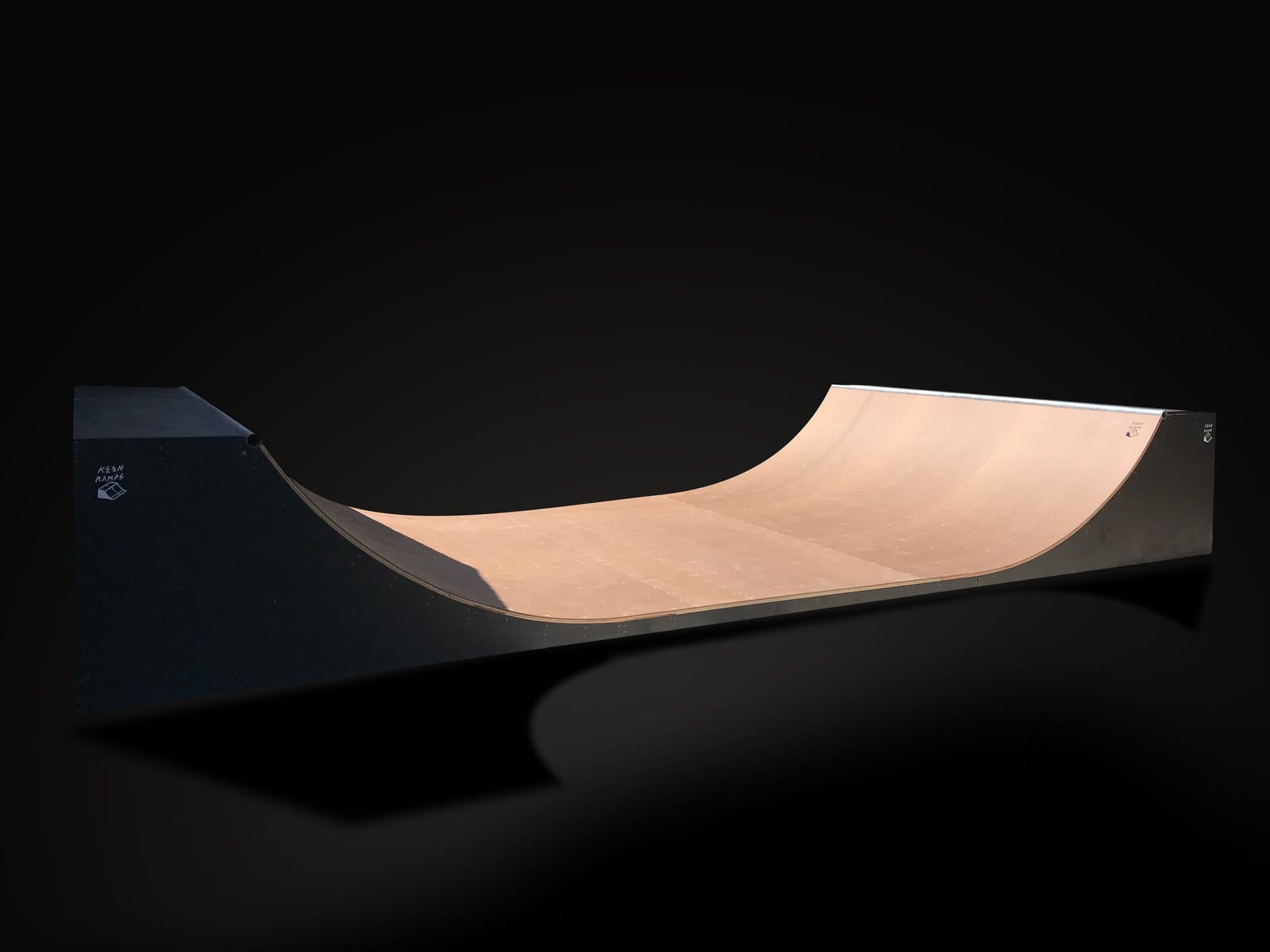 3.5' x 12' Mini Half Pipe by Keen Ramps