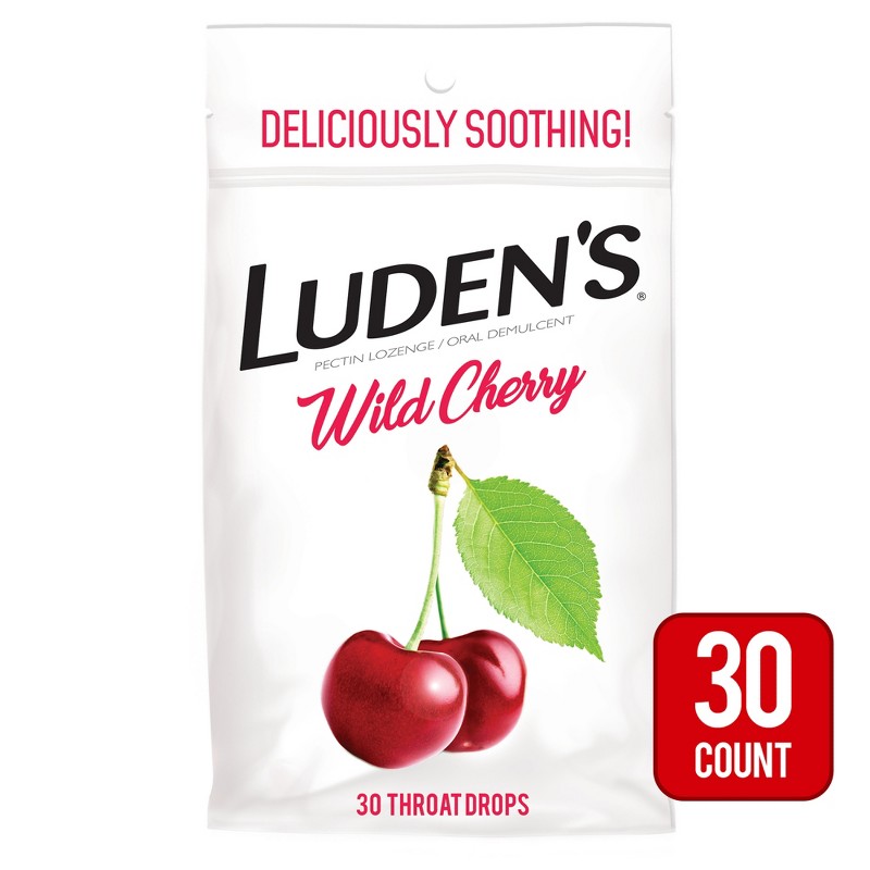 Wild Cherry Throat Drops (30 Count) by Luden's
