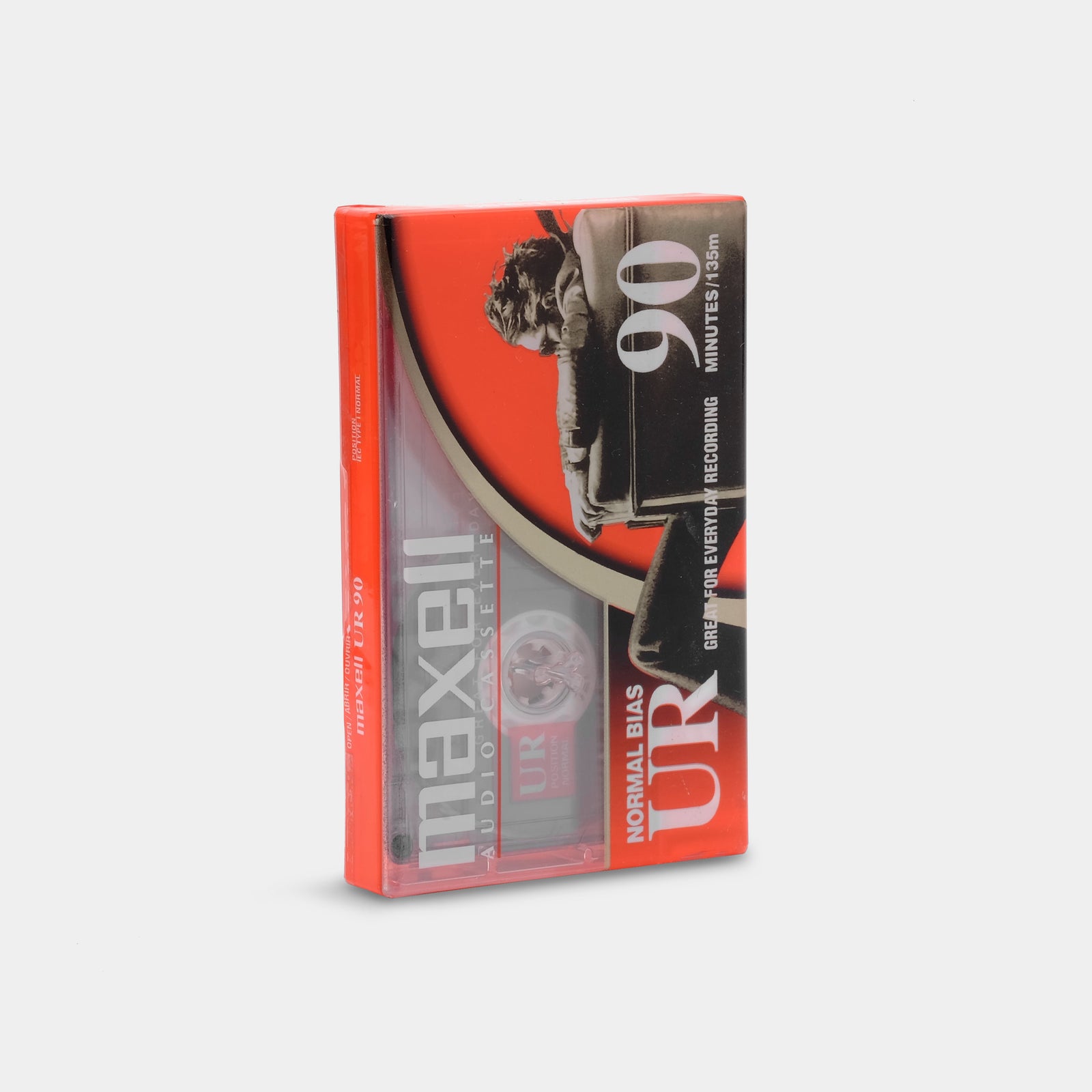 Maxell UR-90 Blank Audio Cassette (5 Pack) by Maxell