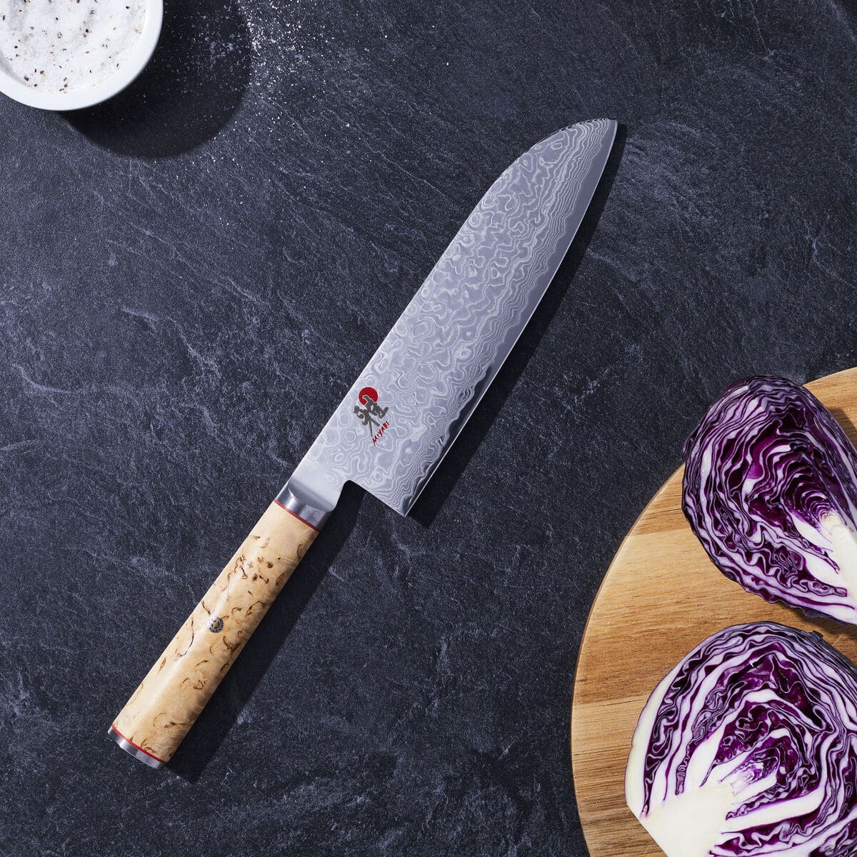 Birchwood Santoku 7" Knife by Miyabi (Zwilling)