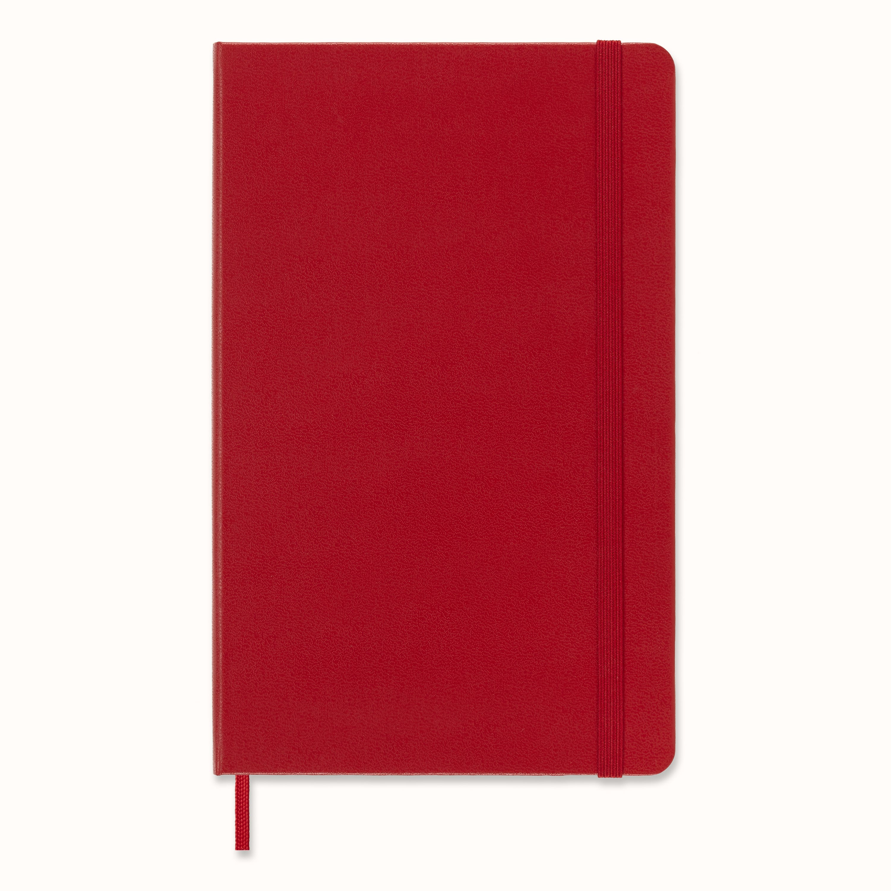Classic Pocket Notebook Hardcover Ruled Scarlet Red by Moleskine
