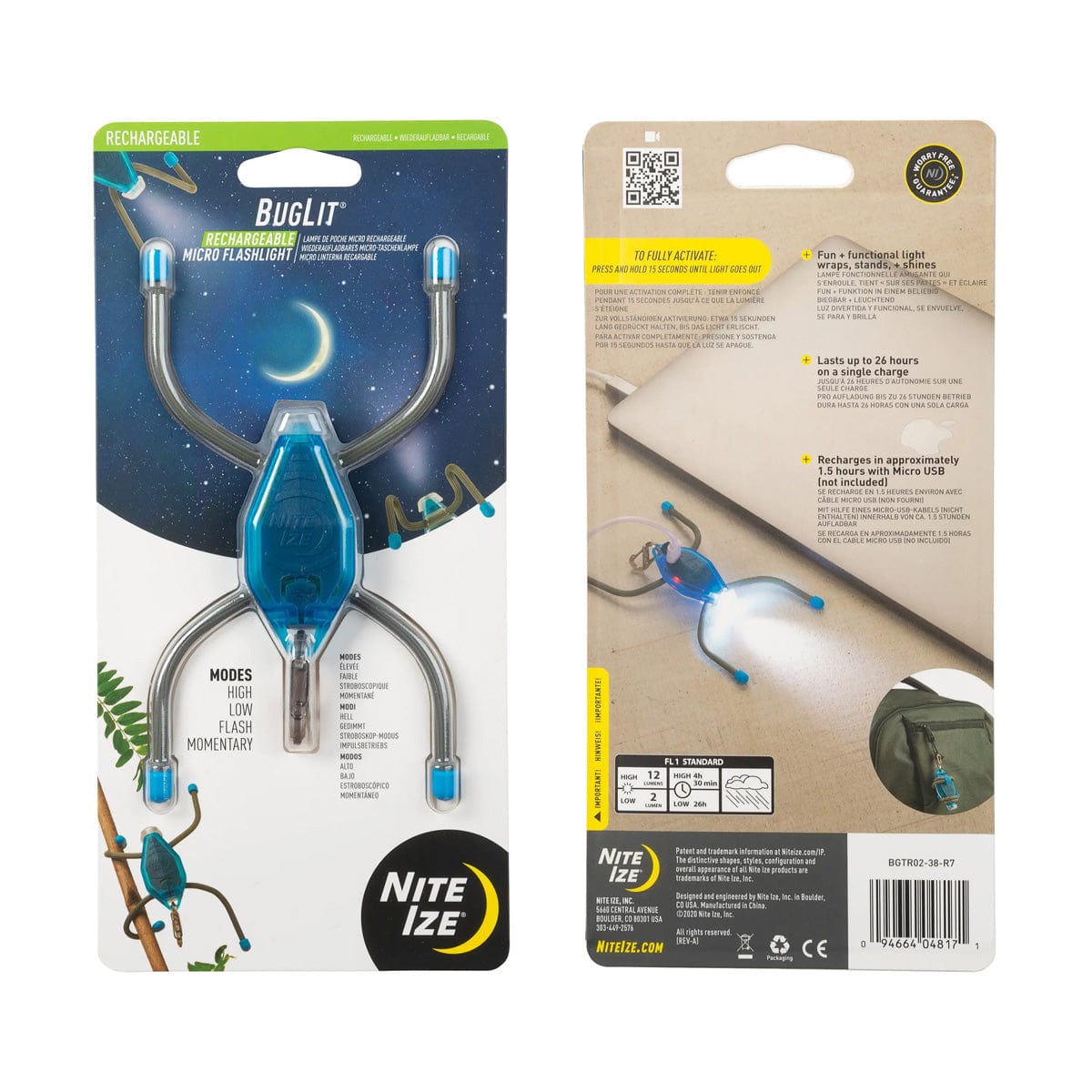 BugLit Rechargeable Micro Flashlight by Nite Ize