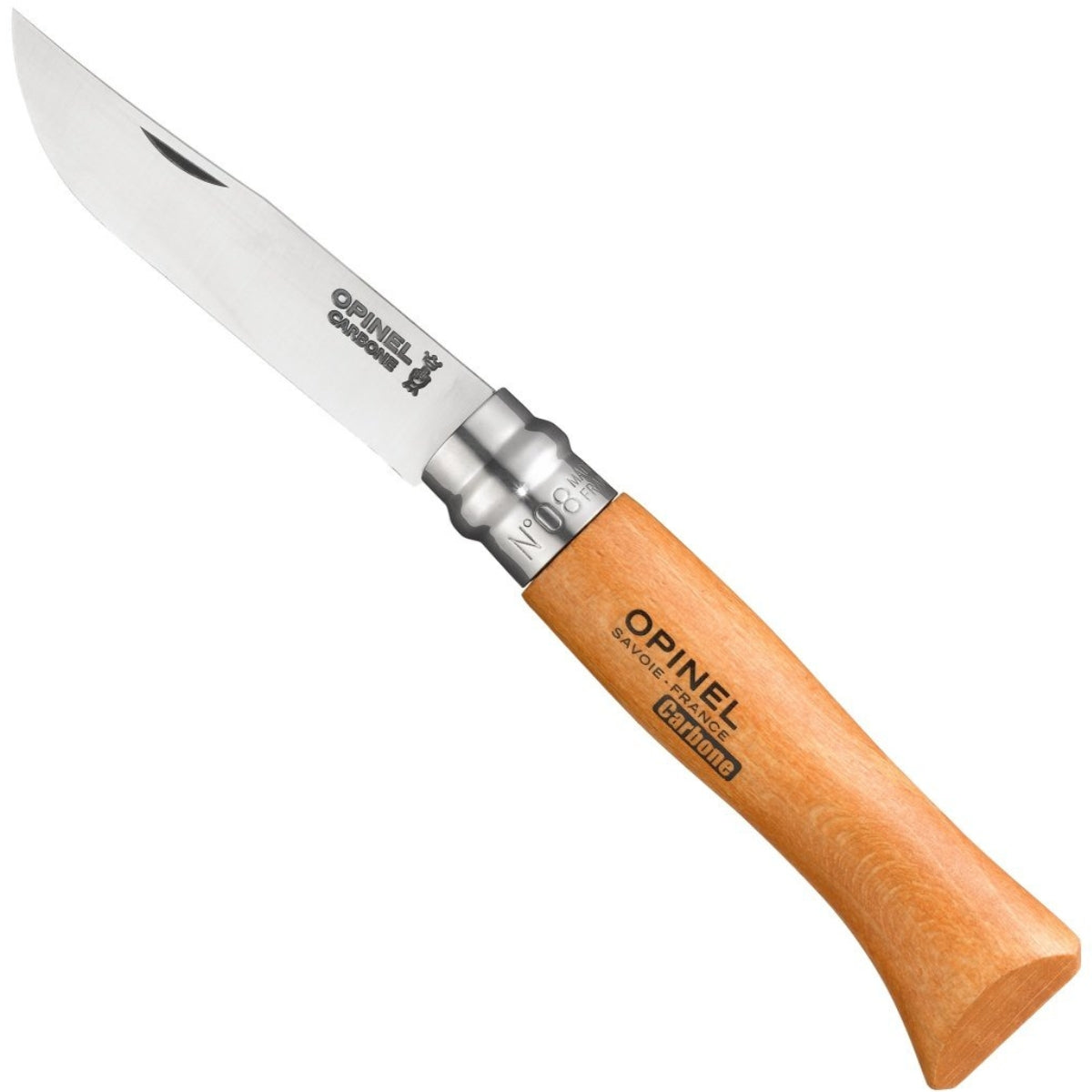 No.08 Carbon Steel Folding Knife by Opinel