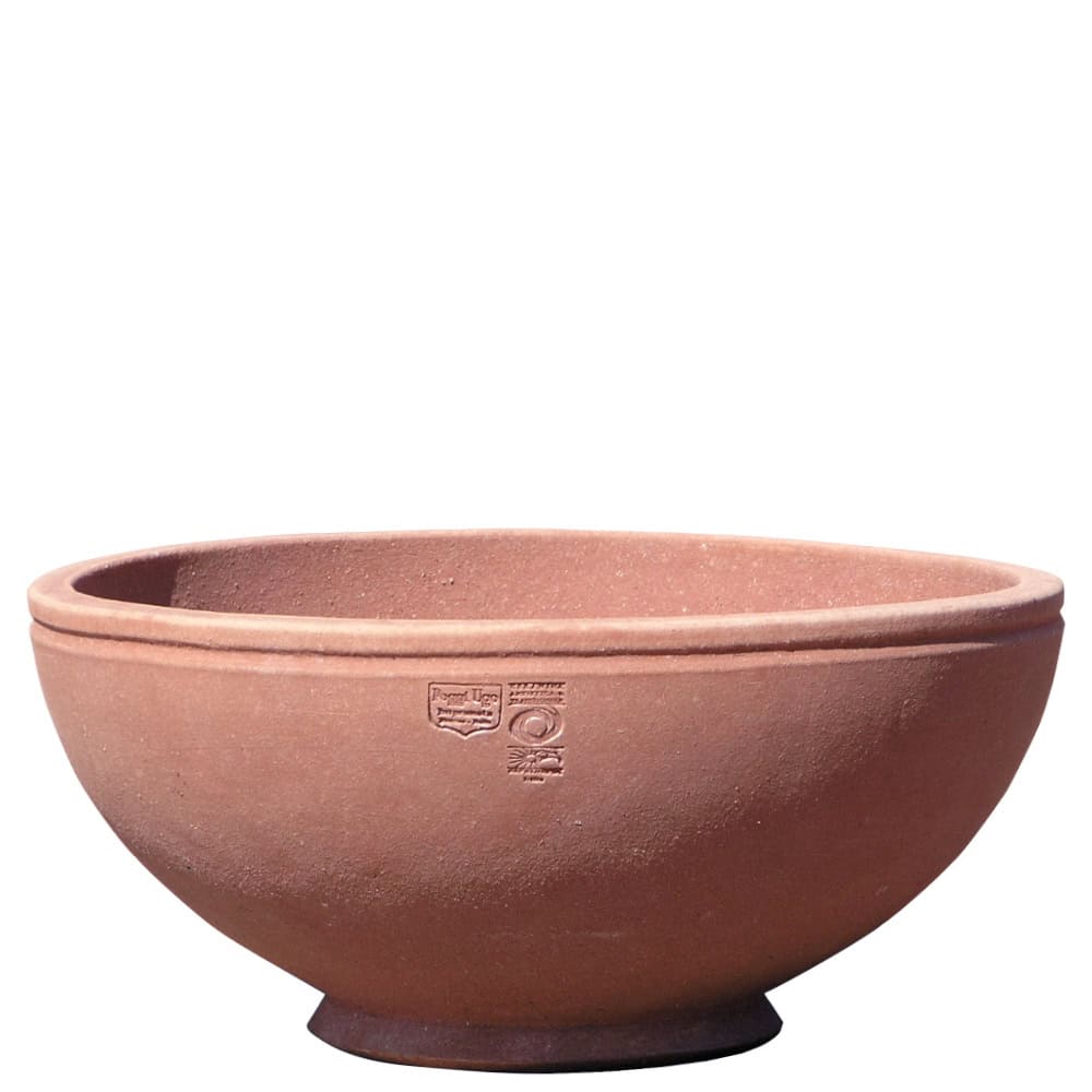 Bowl One Line Terracotta Planter by Poggi Ugo