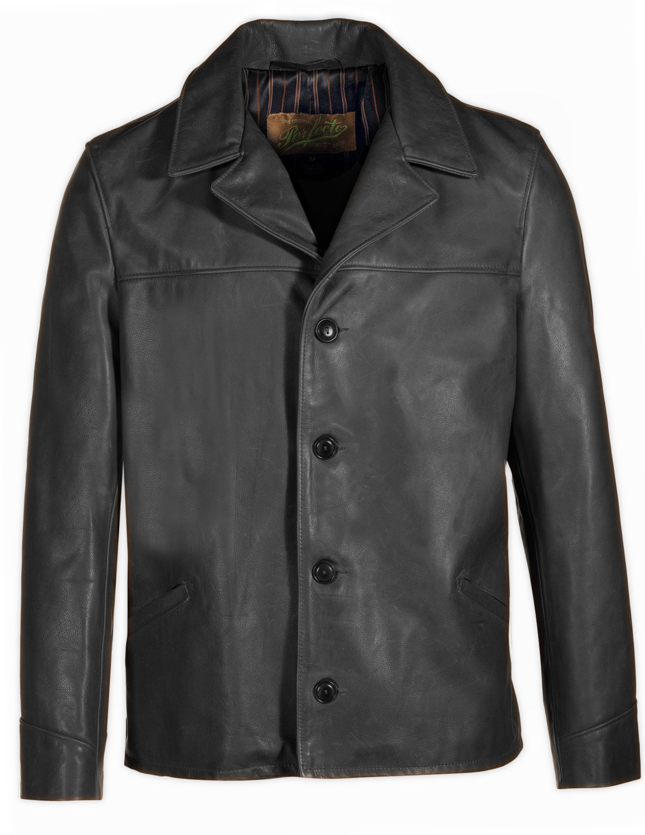 544 Cowhide Hip Length Car Coat by Schott