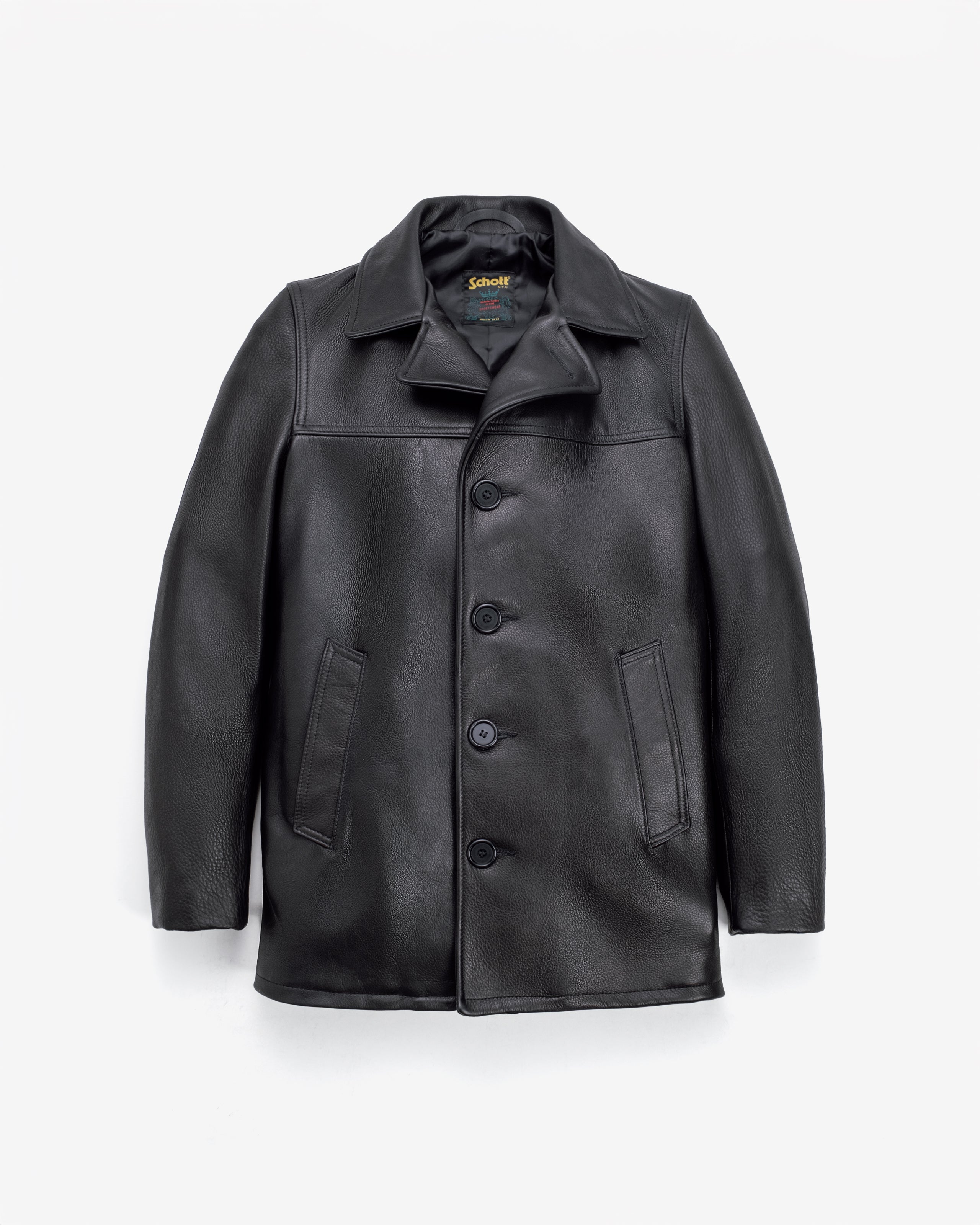 Leather Overcoat 564 by Schott NYC