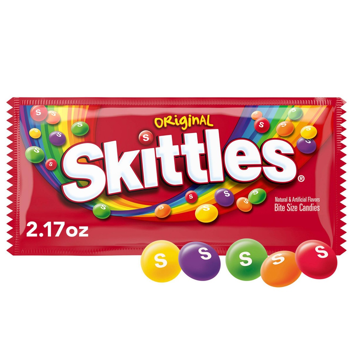 Original Fruit Chewy Candy 2.17oz Bag by Skittles