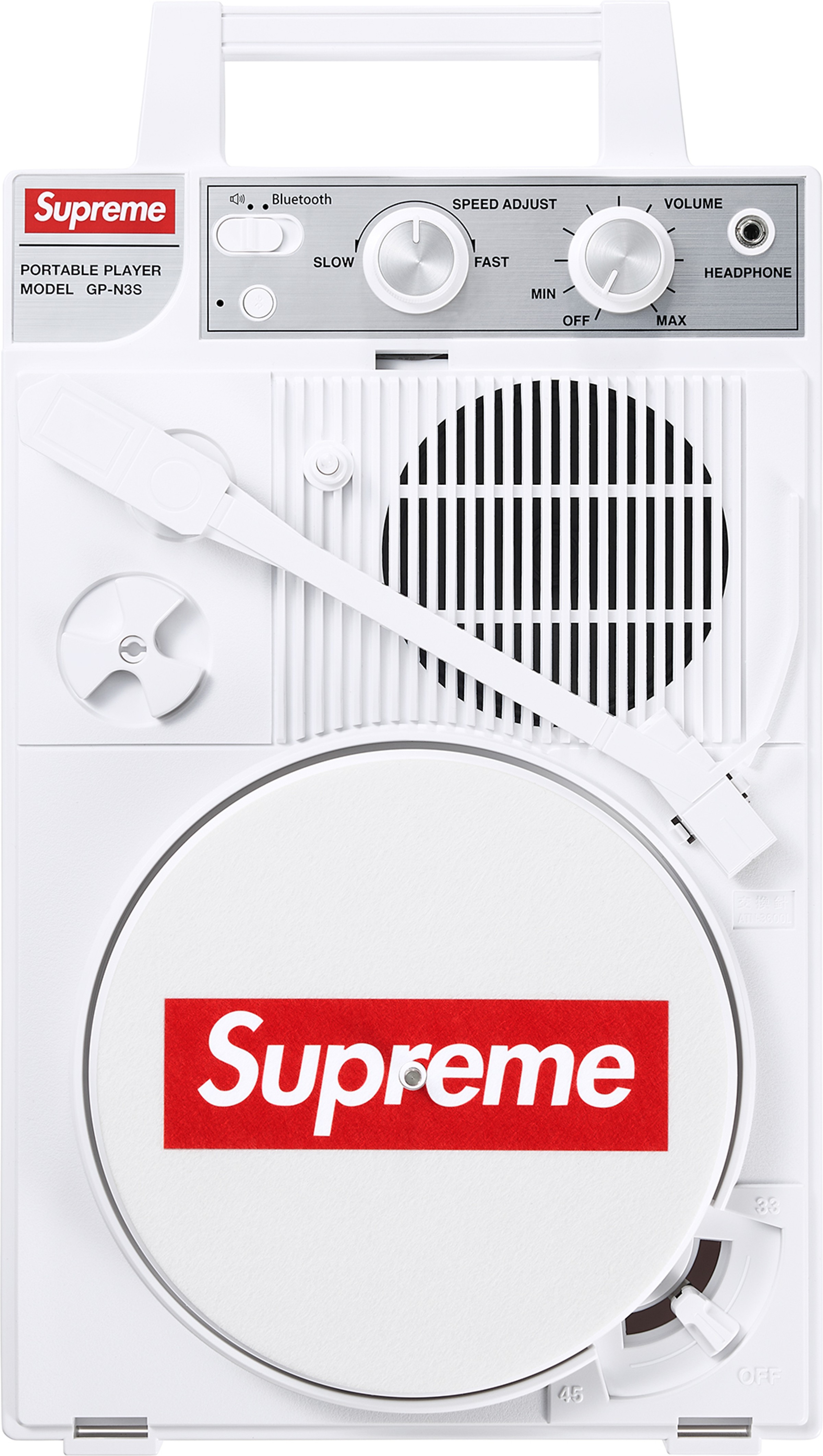 Supreme x ANABAS GP-N3S Portable Record Player