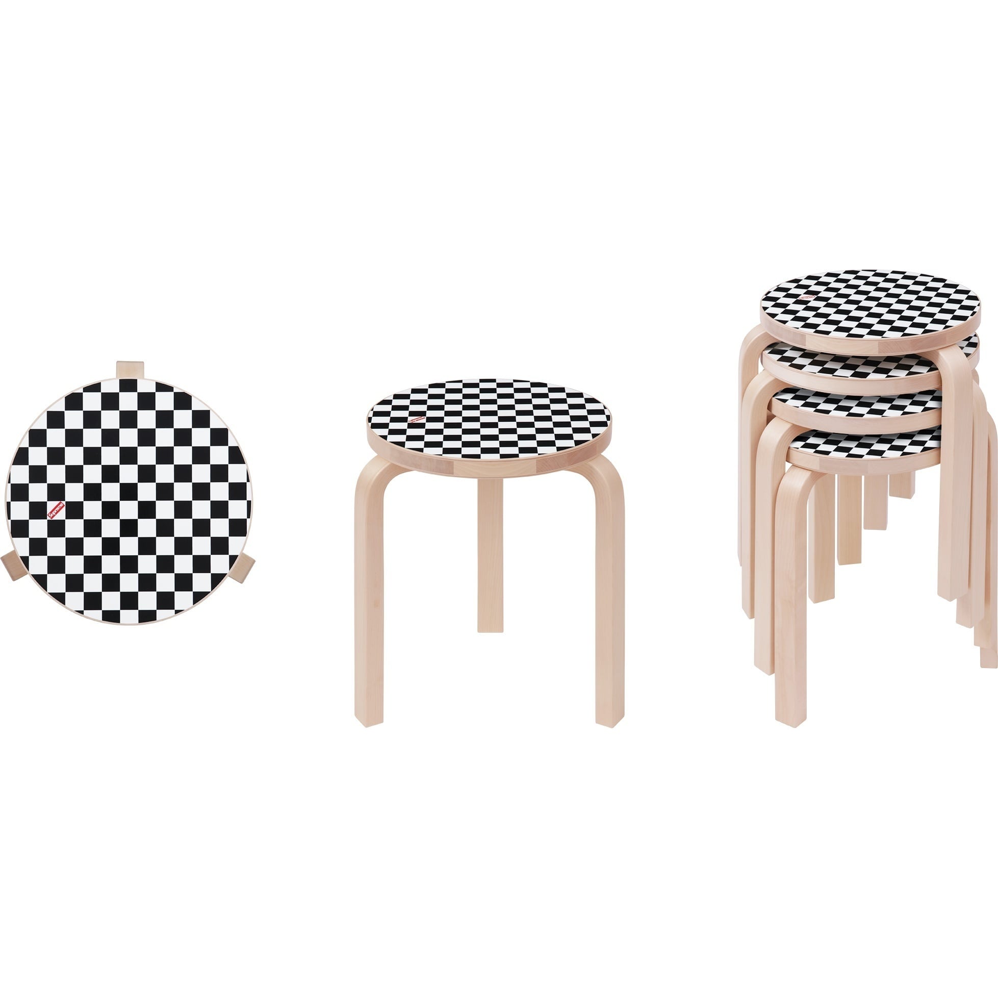 Supreme x Artek Aalto Stool 60