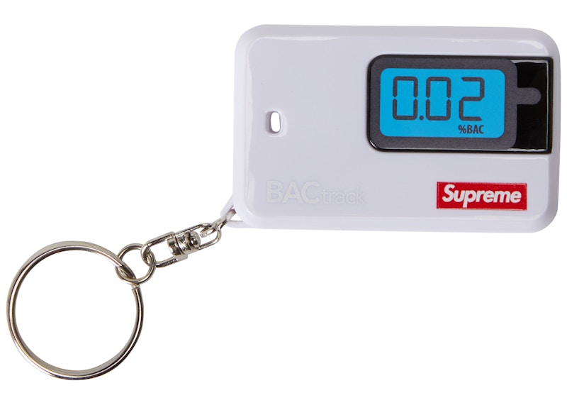 Supreme x BACtrack Go Keychain Breathalyzer