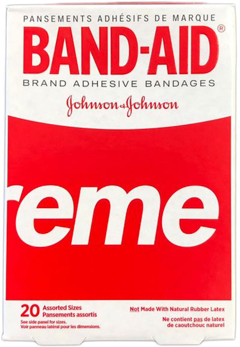 Supreme x BAND-AID Flexible Fabric Adhesive Bandages (30 ct)