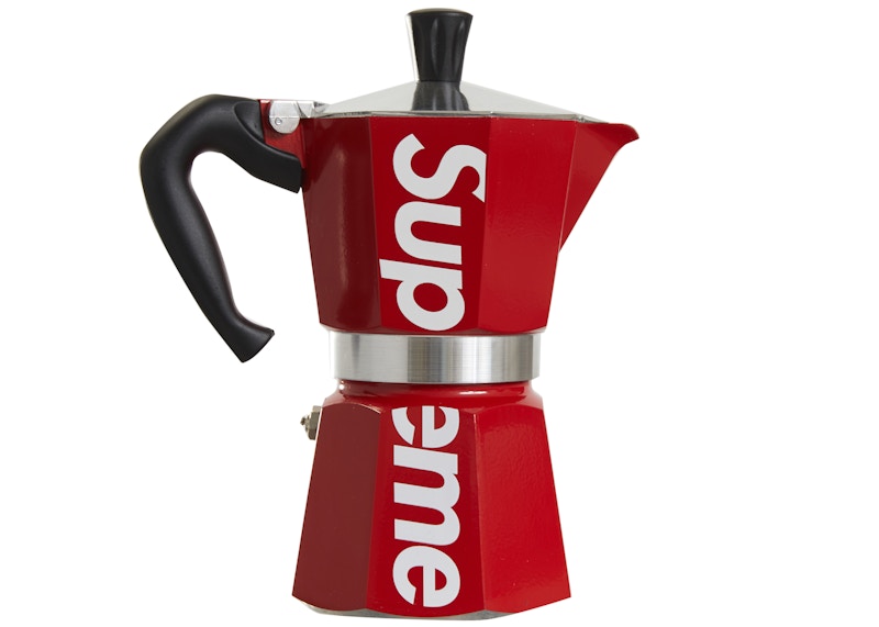 Supreme x Bialetti Moka Express 3-Cup Stovetop Espresso Maker