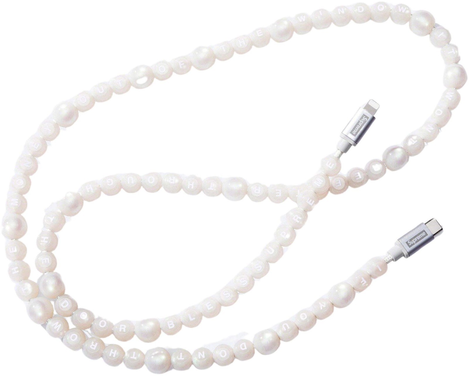 Supreme x BLESS x mophie Beaded Charging Cable