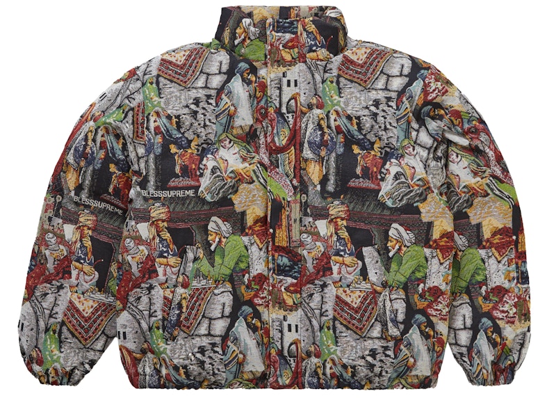 Supreme x BLESS Tapestry Down Puffer Jacket