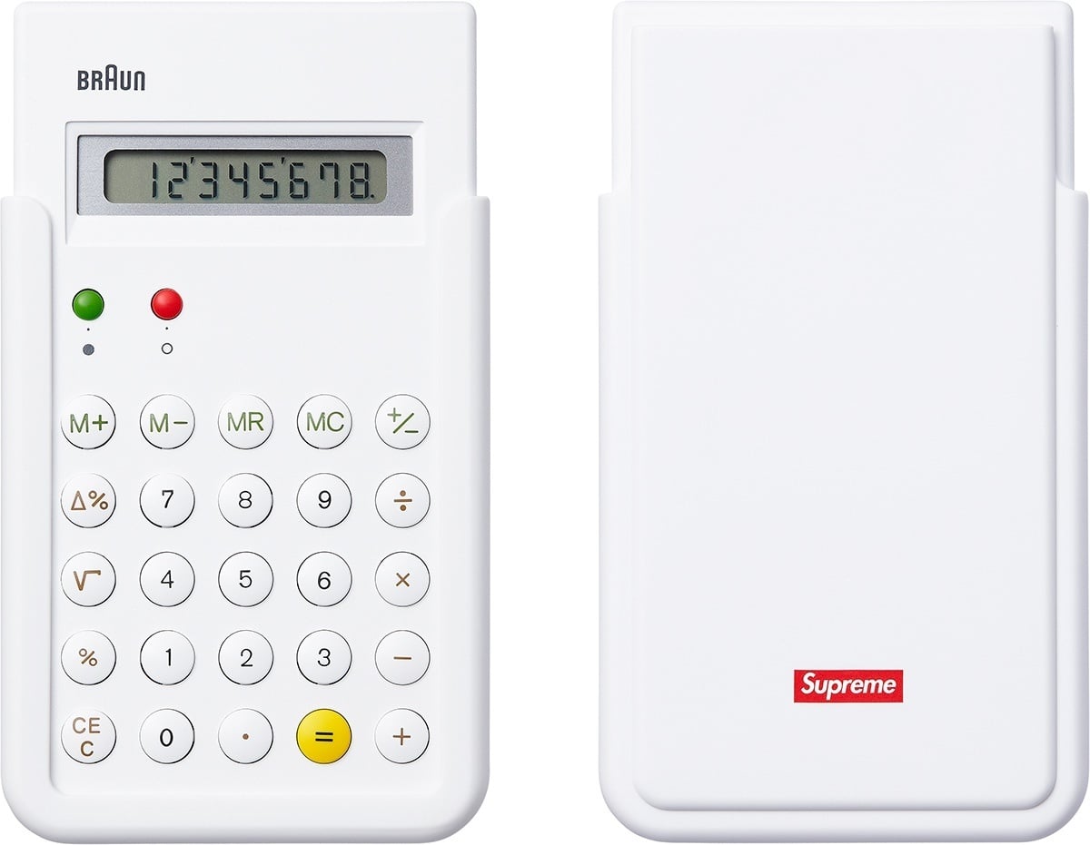 Supreme x Braun ET66 Calculator
