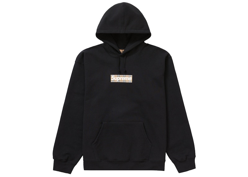 Supreme x Burberry Box Logo Hooded Sweatshirt