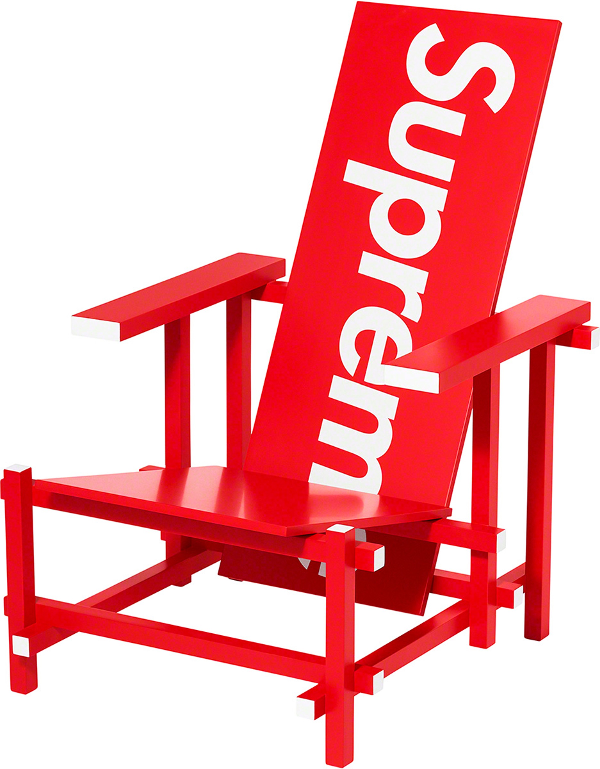 Supreme x Cassina Red Blue Chair