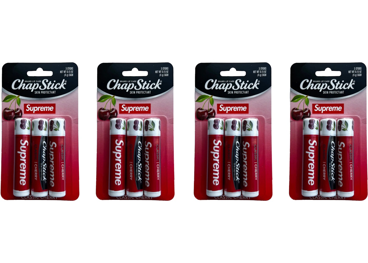 Supreme x ChapStick Classic Lip Balm (3 Pack)