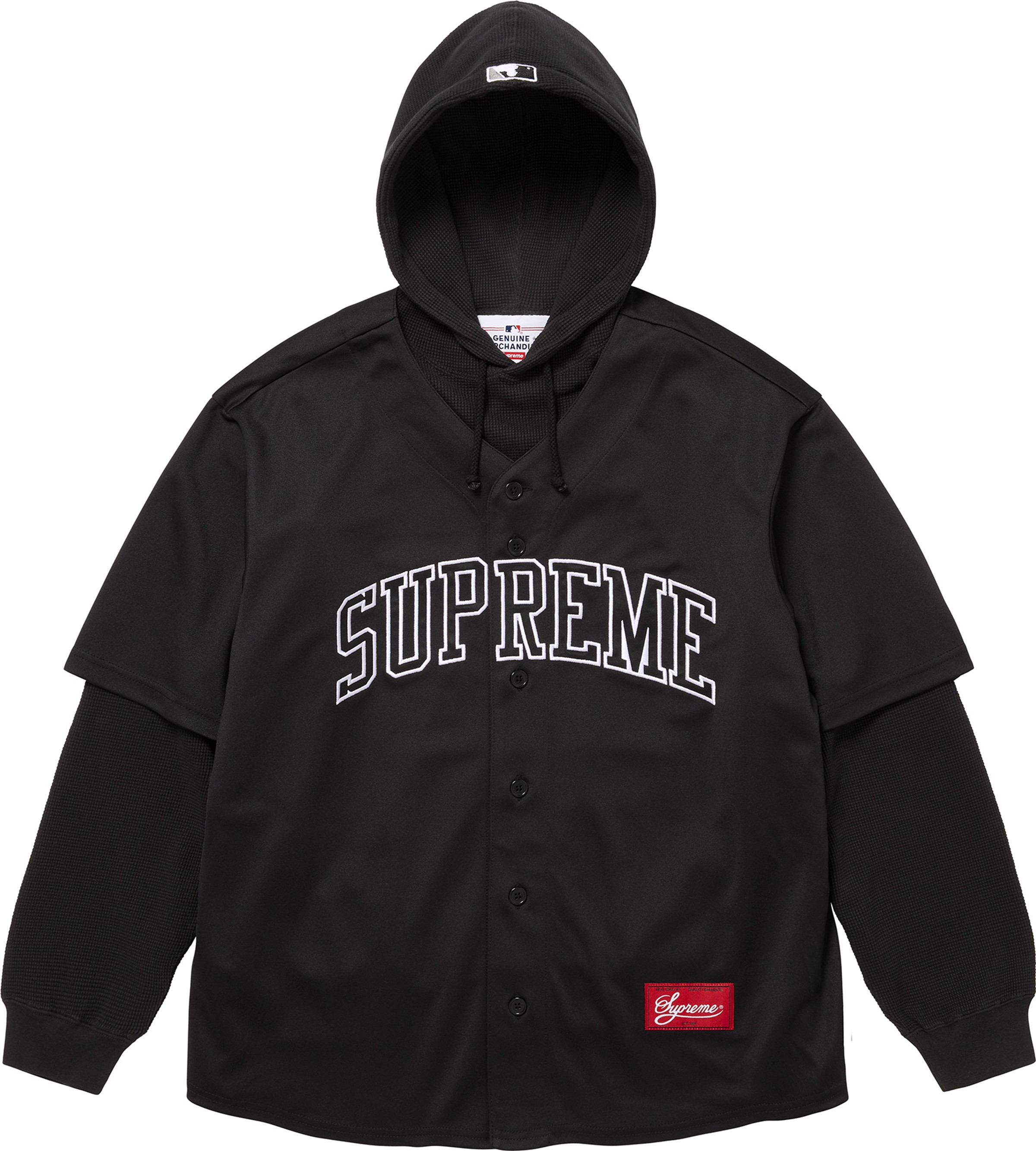 Supreme x Chicago White Sox Hooded Baseball Jersey