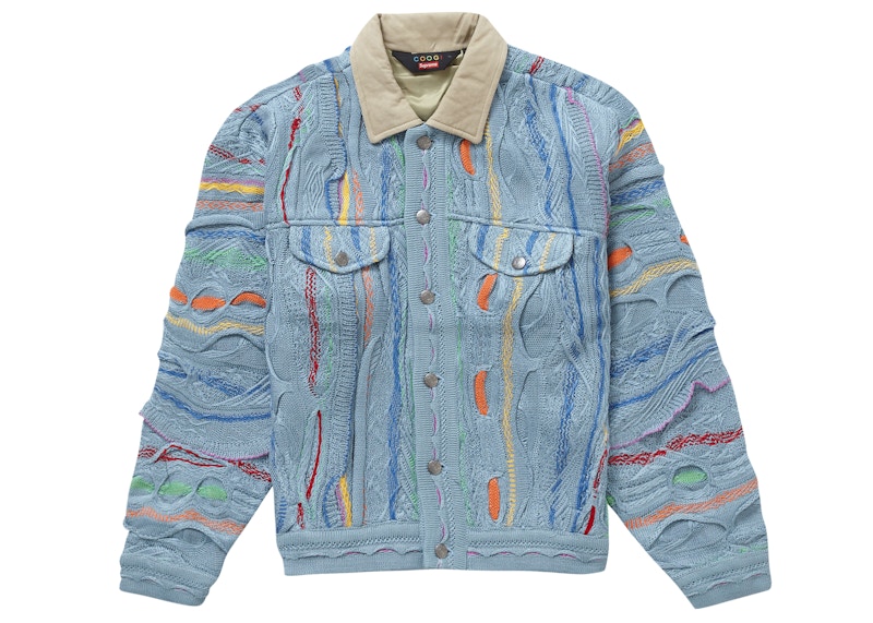 Supreme x Coogi Knit Trucker Jacket