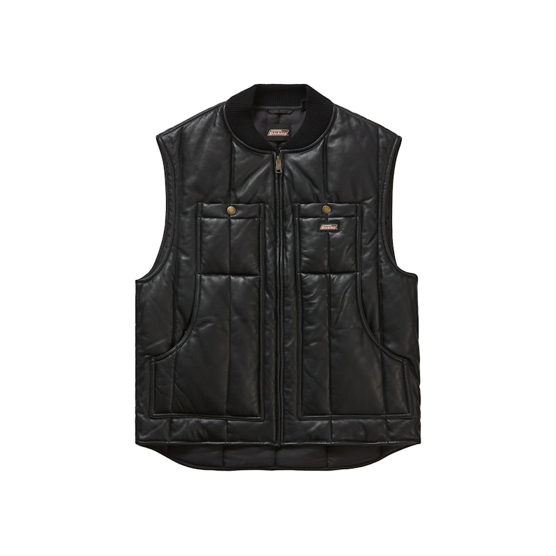Supreme x Dickies Leather Work Vest