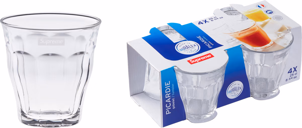 Supreme x Duralex Glasses (Set of 4)