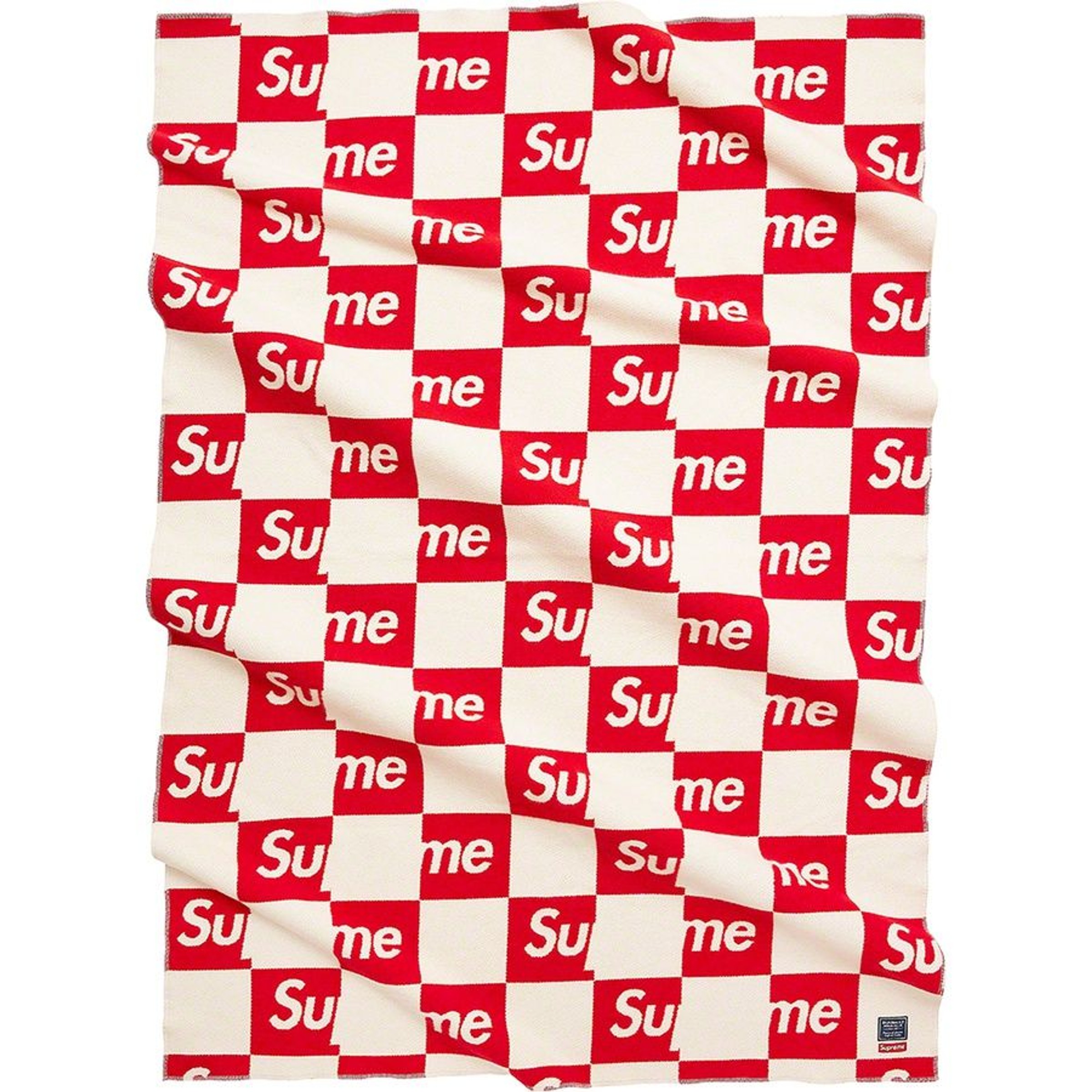 Supreme x Faribault Woolen Mill Checkerboard Wool Throw