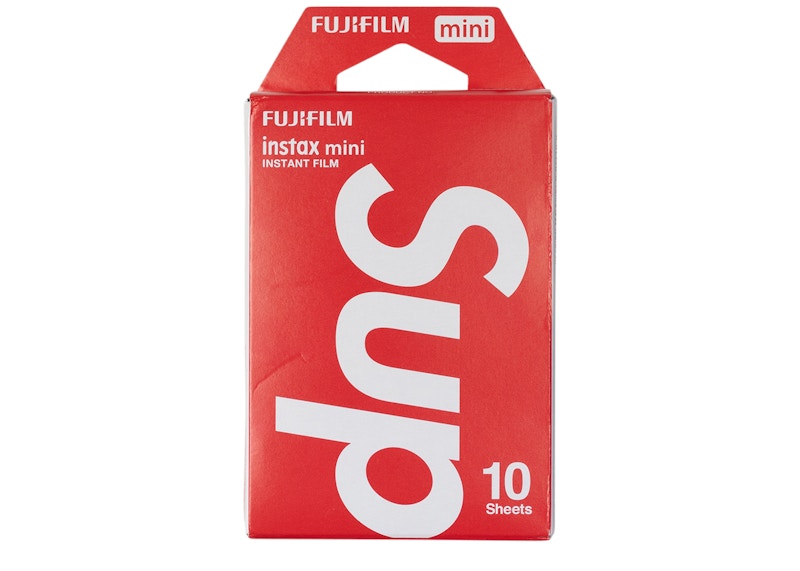Supreme x Fujifilm instax Mini Instant Film (Single Pack, 10 Sheets)