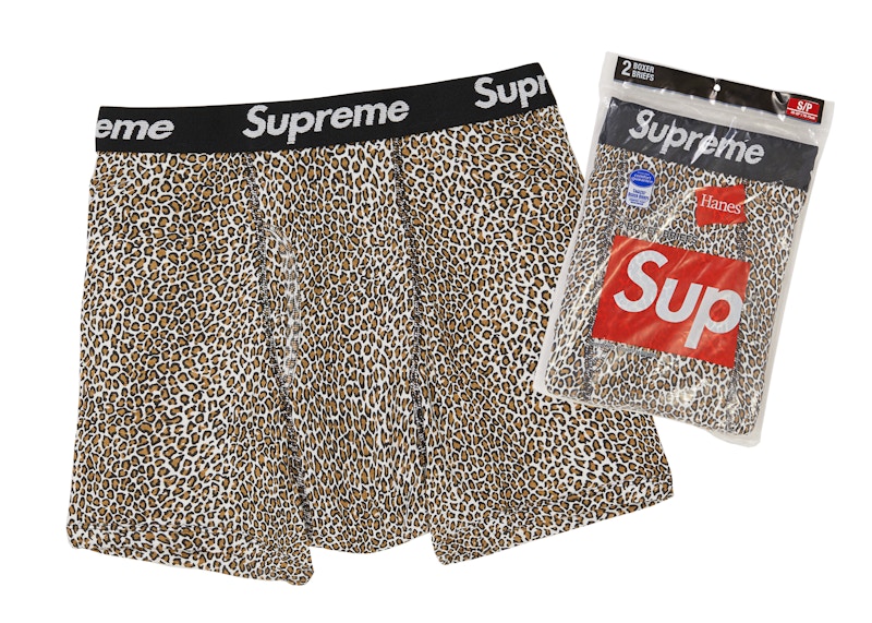 Supreme x Hanes Leopard Boxer Briefs (2 Pack)