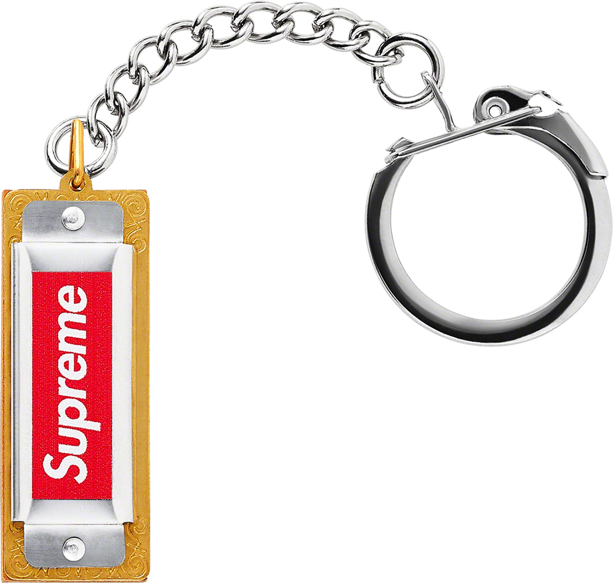 Supreme x Hohner Harmonica Keychain