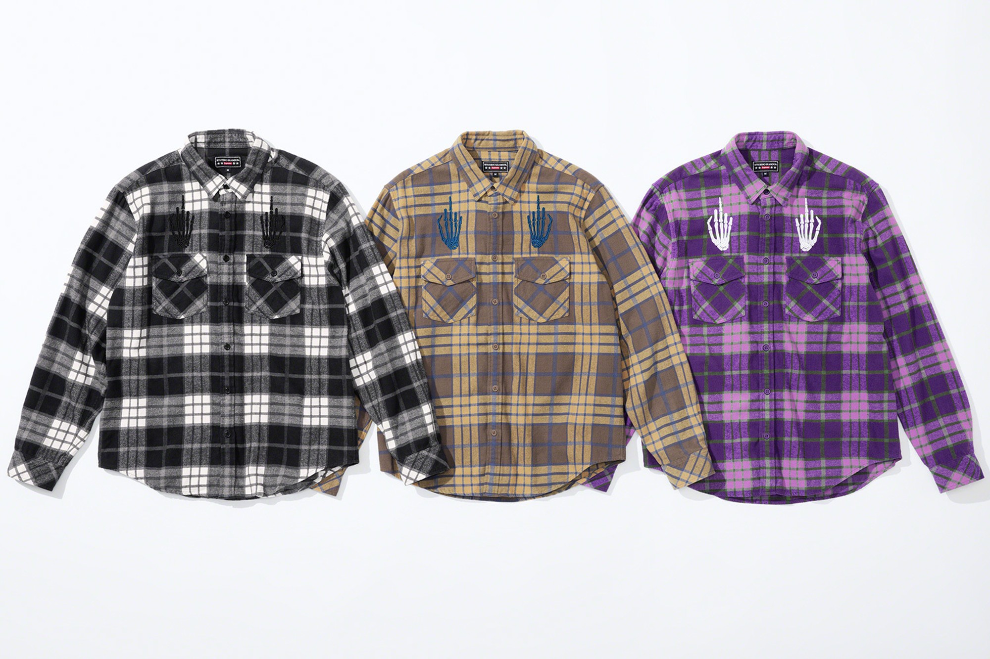 Supreme x Hysteric Glamour Plaid Flannel Shirt