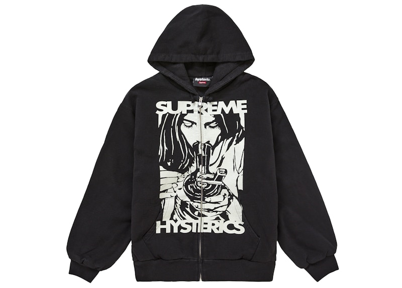 Supreme x Hysteric Glamour Thermal Lined Zip Up Hooded Sweatshirt