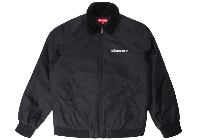 Supreme x Independent Fur Collar Bomber Jacket
