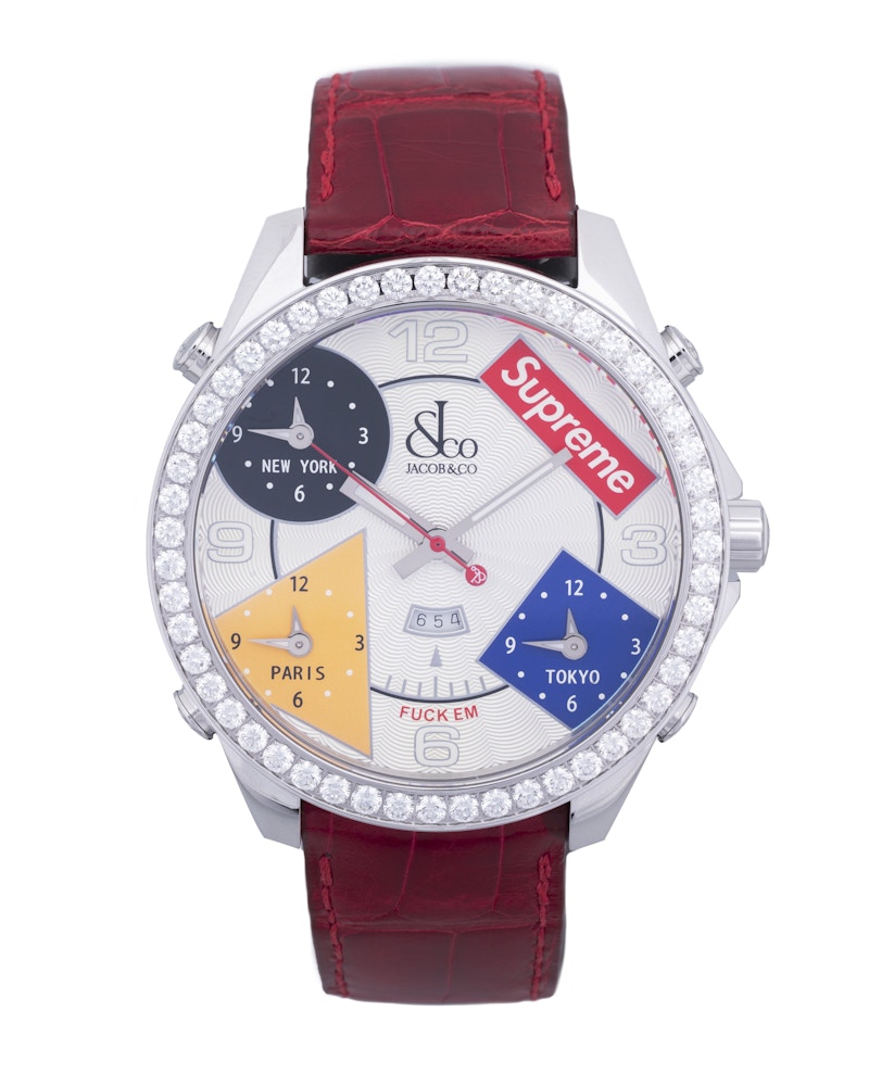 Supreme x Jacob & Co. Time Zone Watches