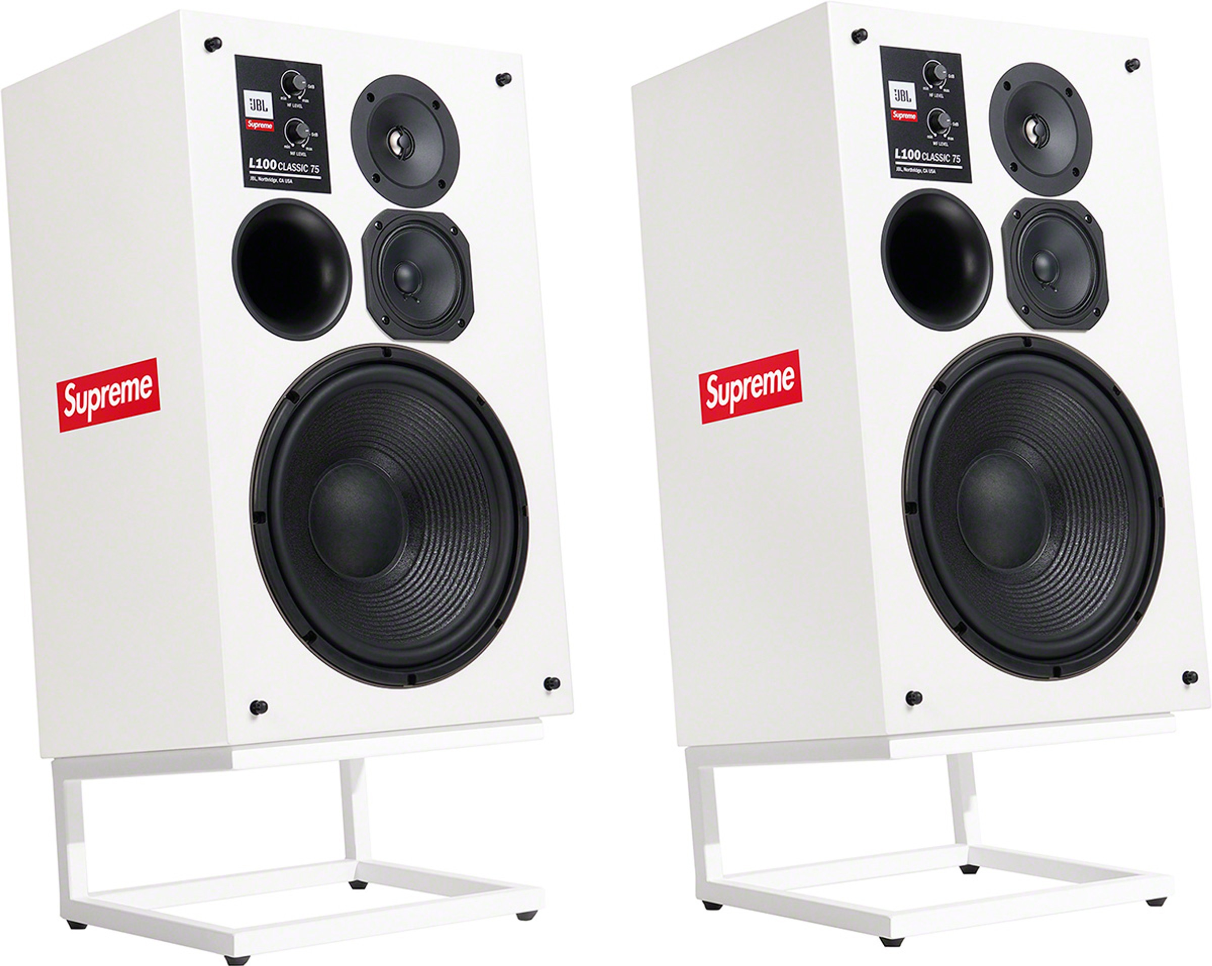 Supreme x JBL L100 Classic Speakers