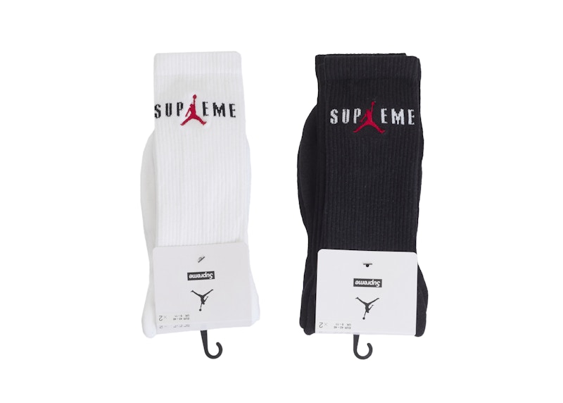 Supreme x Jordan Crew Socks (2 Pack)