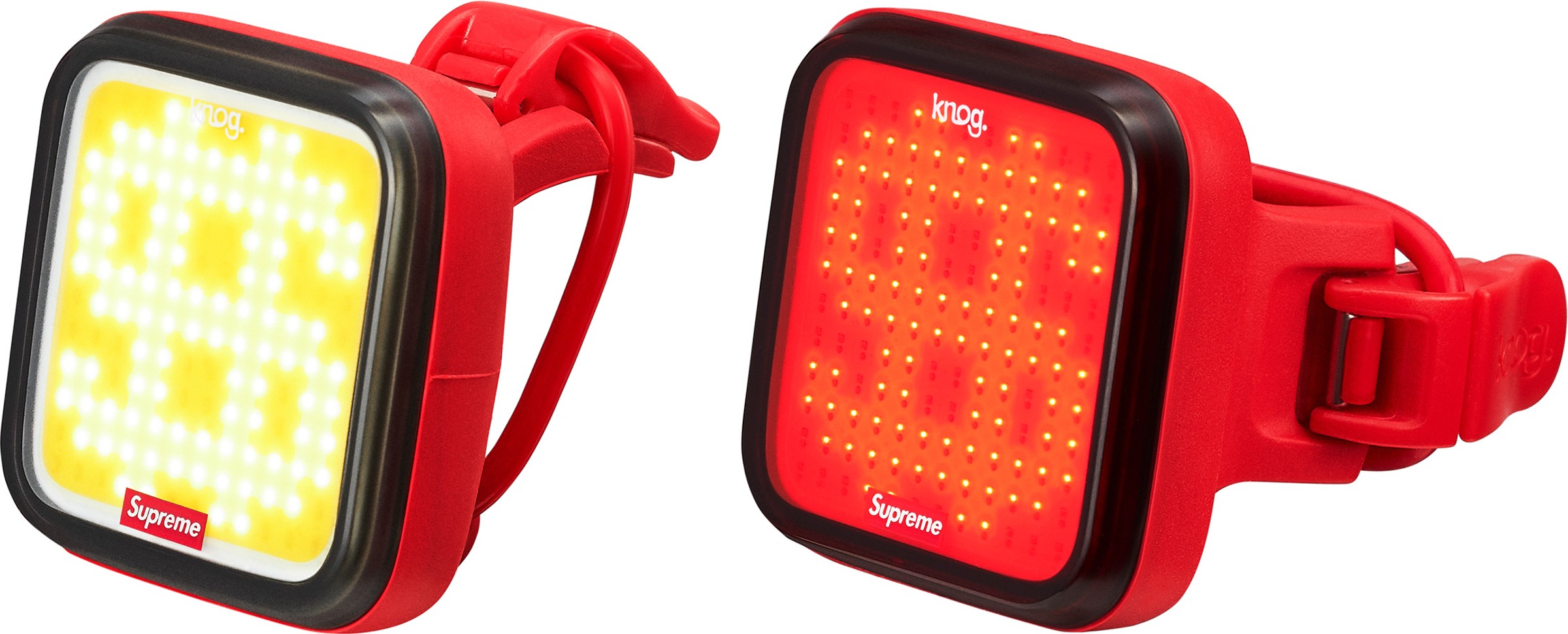 Supreme x Knog Blinder Bicycle Lights (Set of 2)