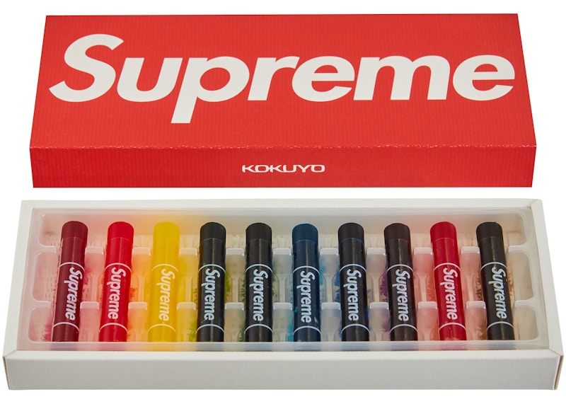 Supreme x Kokuyo Transparent Crayons (Pack of 10)