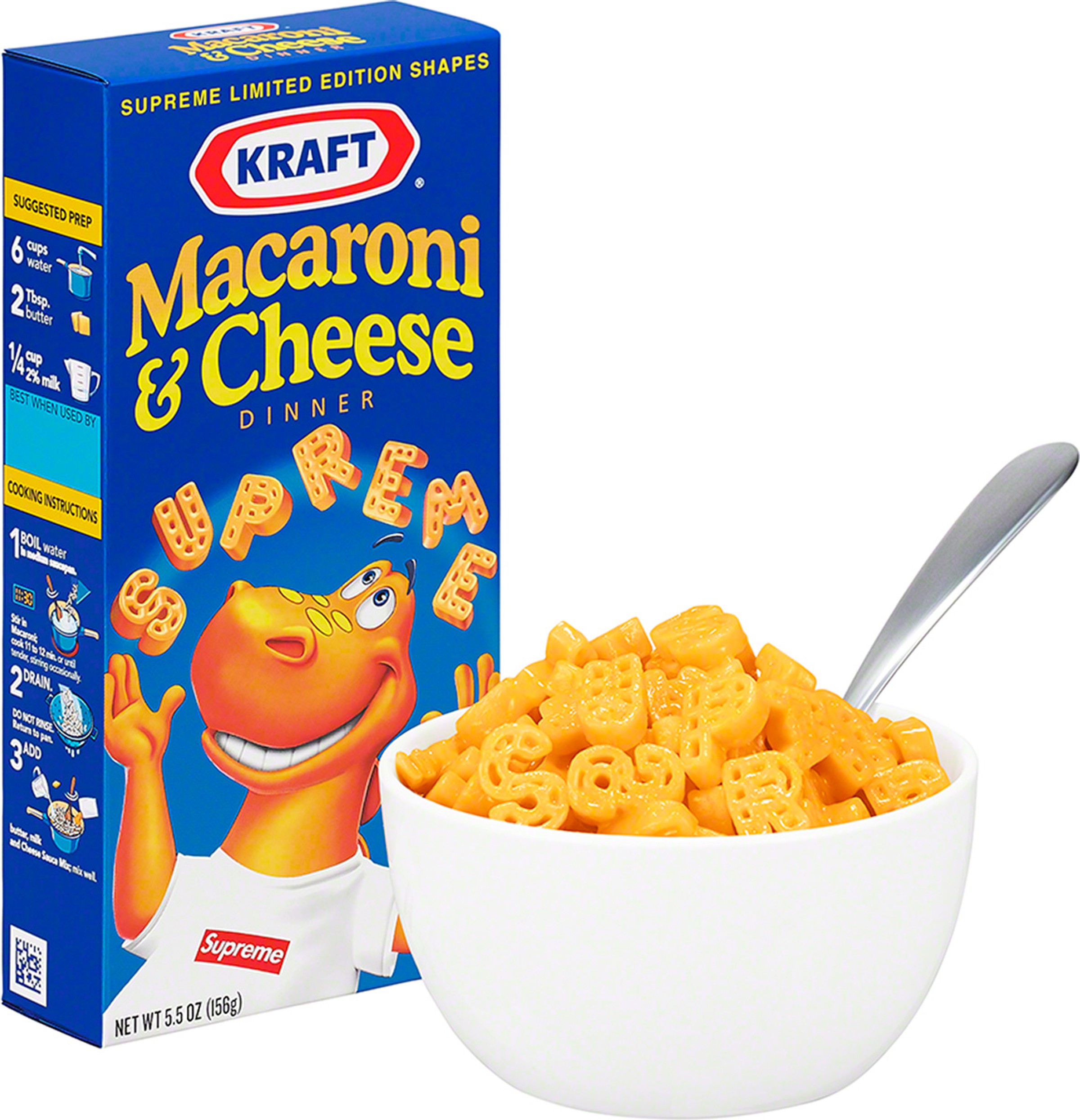 Supreme x Kraft Macaroni & Cheese (1 Box)