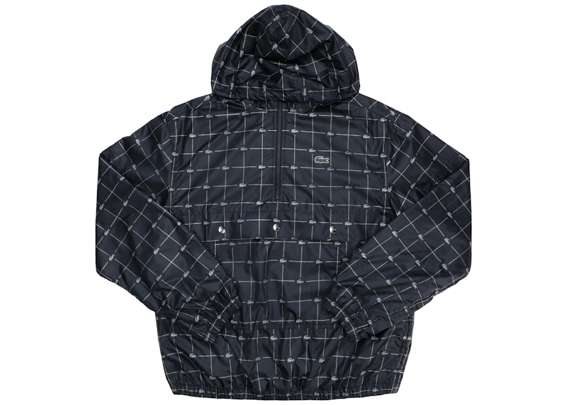 Supreme x LACOSTE Reflective Grid Nylon Anorak