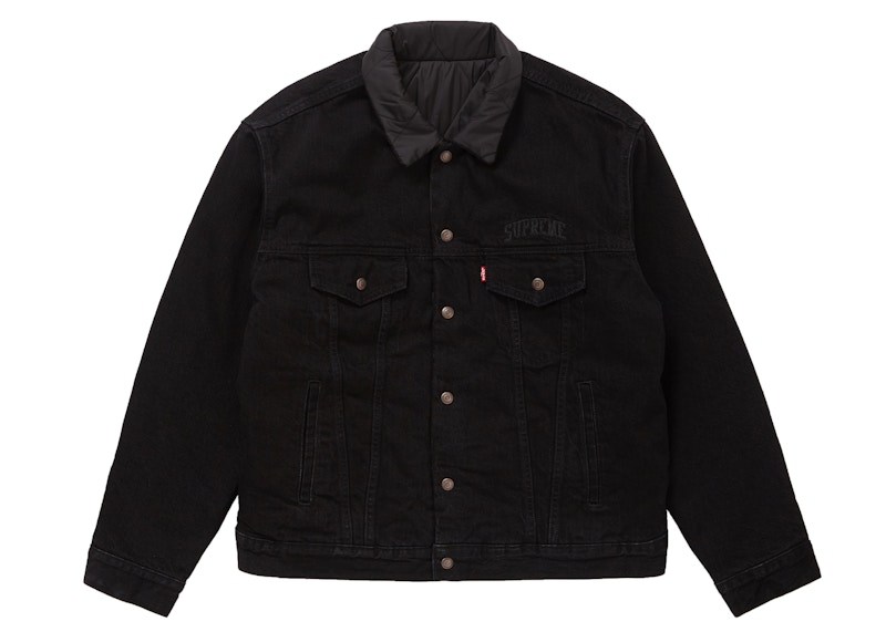Supreme x Levi's Quilted Reversible Trucker Jacket