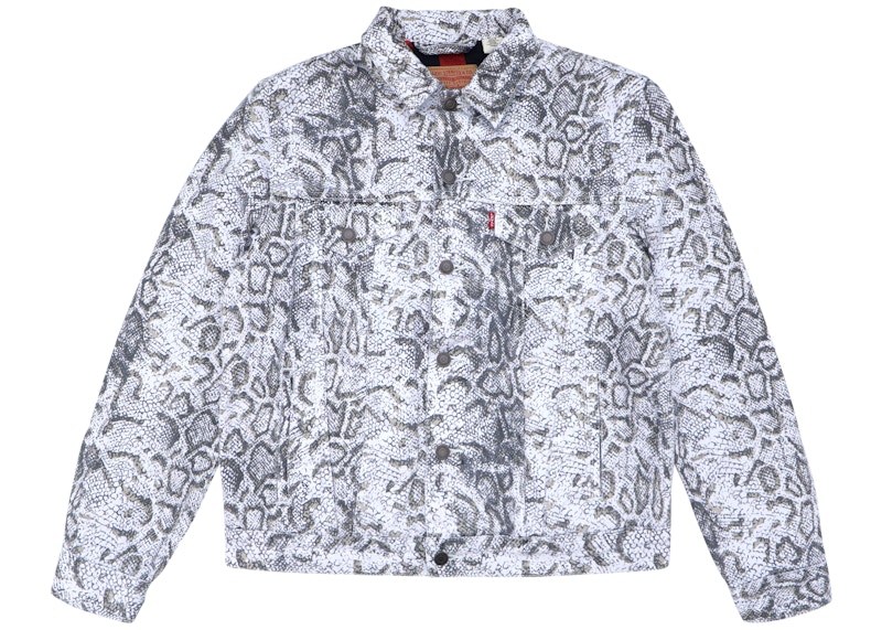 Supreme x Levi's Snakeskin Trucker Jacket
