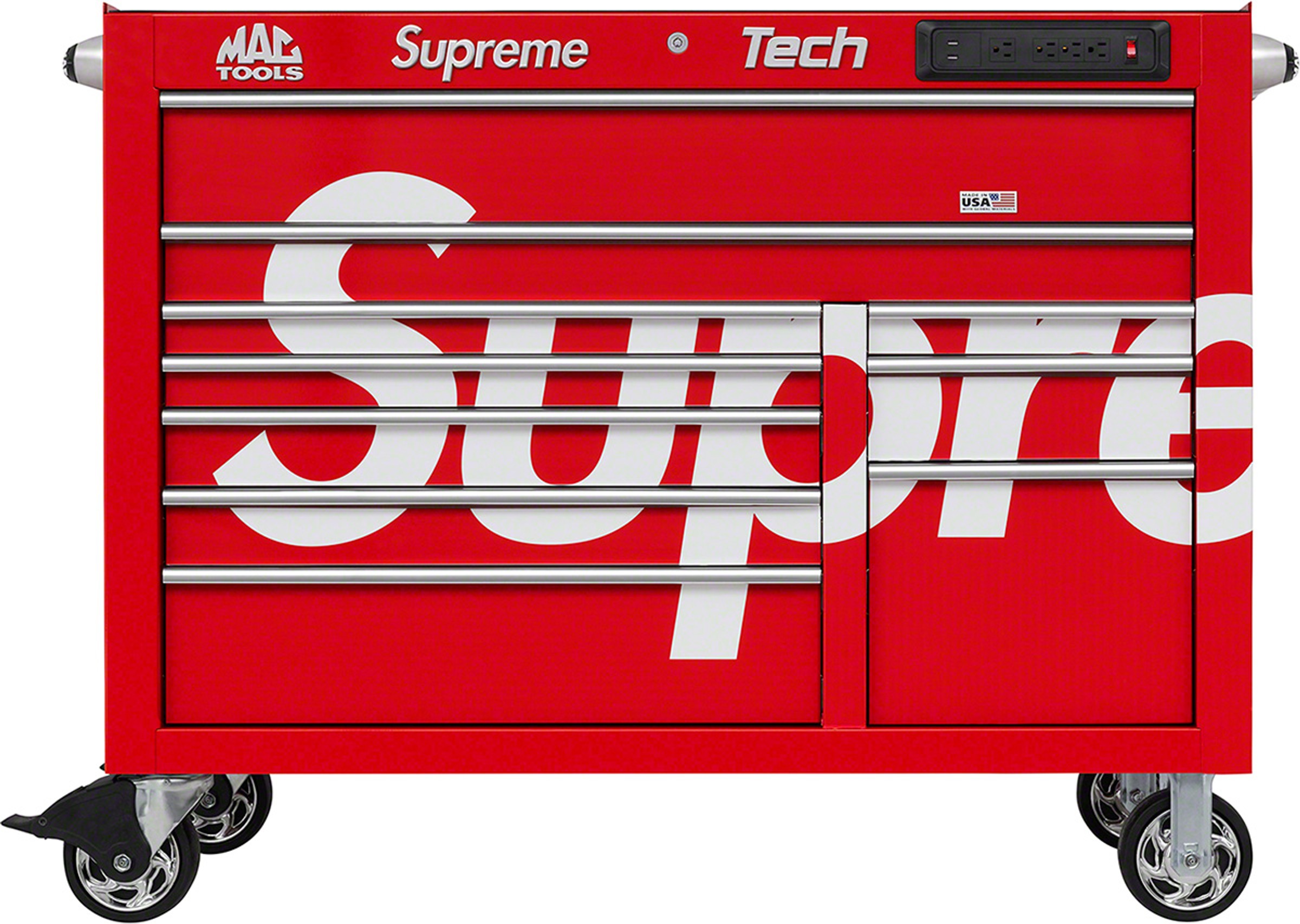 Supreme x Mac Tools Tech Series 10-Drawer Workstation T5025P