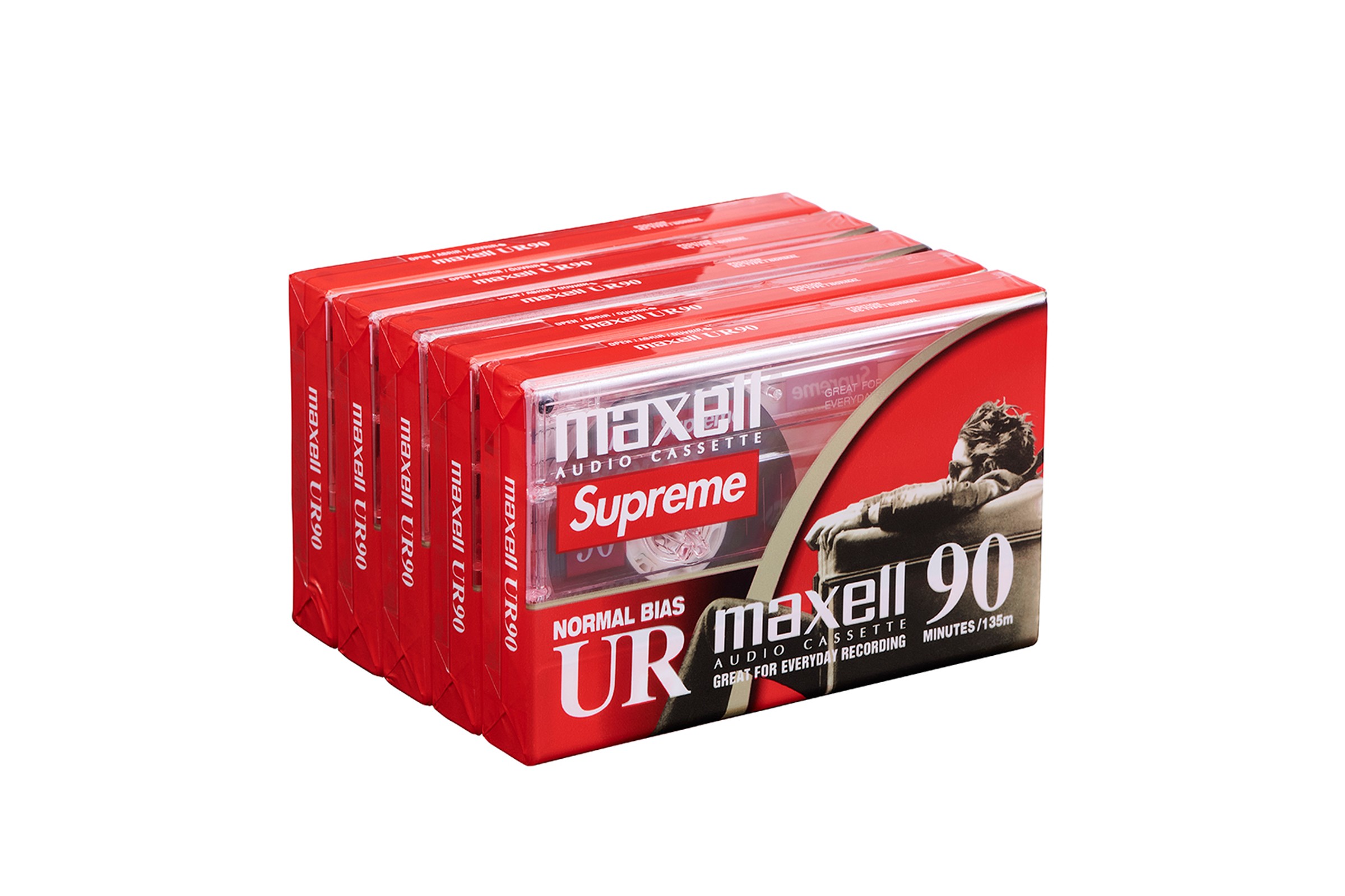 Supreme x Maxell Cassette Tapes (5 Pack)